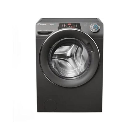 Lavadora carga frontal – Candy RapidÓ RO1484DWMCRT/1-S, 8 kg, 1.400 rpm, Motor Inverter, Wi-Fi, Antracita