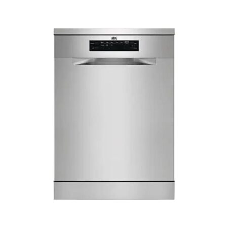 Lavavajillas – AEG FFB64617ZM, 13 servicios, 8 programas, 60 cm, Sistema AirDry, Inox