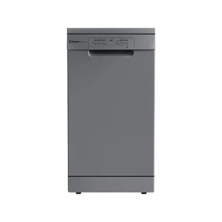 Lavavajillas – Candy Brava CDPH 2L1049S, 10 servicios, 5 programas, 45 cm, Programa rápido 39′ min, Inox