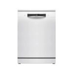 Lavavajillas – Bosch SMS4HVW02E, 14 servicios, 6 programas, 60 cm, Home Connect, ActiveWater, Blanco