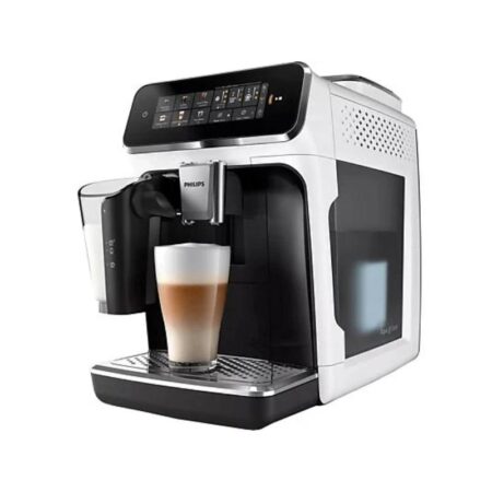 Cafetera superautomática – Philips EP3343/50, 19 bar, 230 W, 0.26 l, SilentBrew, Blanco y negro brillante