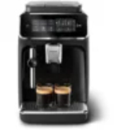 Cafetera superautomática – Philips 3300 Series EP332140, Tecnología AquaClean, 2 tazas, Presión Máx. 15 bar, Deposito de agua 1.8 l, 1500 W, Negro