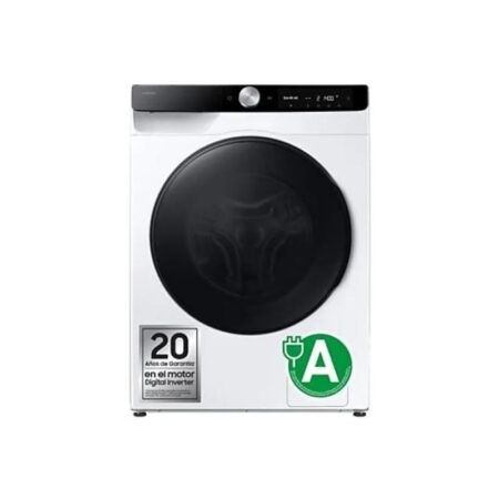 Lavadora secadora – Samsung WD90DG6G94BKU3, Capacidad de lavado 9 Kg, Capacidad de secado 5 kg, AI Control, Autodosificación, Blanco