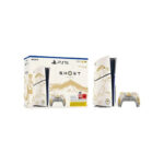 Consola – Sony PS5 Slim Standard (Edición GOLD limitada Ghost of Yōtei), 1 TB SSD, 4K, 1 mando, Chasis D + Código de descarga de juego Ghost of Yōtei