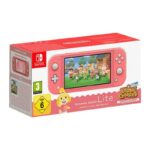 Consola – Nintendo Switch Lite, Portátil, Coral + Juego Animal Crossing New Horizons (Descarga asociada al numero de serie)