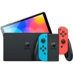 Consola – Nintendo Switch OLED, 7, Joy-Con, 64 GB, Azul y Rojo Neón