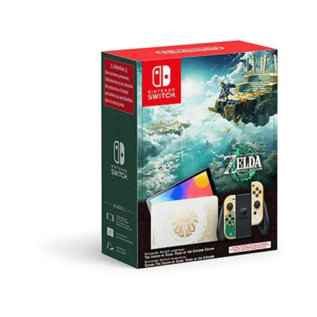Consola – NINTENDO Switch OLED Ed. Especial Zelda Tears Of Kingdom, 64 GB, Multicolor