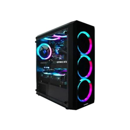 PC Gaming – GREED MK2 Pro AMD Gaming Ordenador Computer, AMD Ryzen 7 5700X, 32 GB RAM, 1 TB SSD, GeForce RTX™ 5070, Windows 11 Pro, Negro