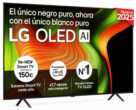LG OLED TV 65" (165 cm) 4K UHD Procesador Alpha 8 120 Hz G-SYNC/FreeSync