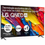 LG QNED TV 86" (218 cm) 4K UHD 60Hz Edge-LED Procesador Alpha 7 webOS 25