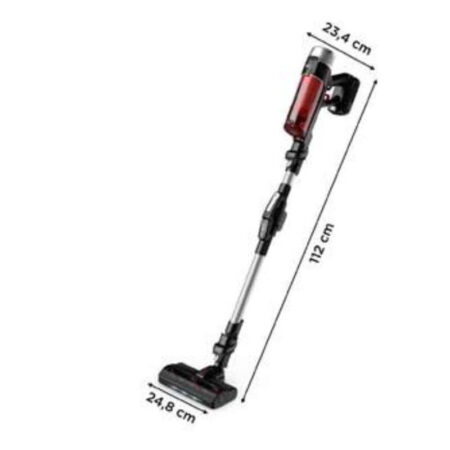 Rowenta RH2077 Aspirador Escoba Sin Cable 200W Autonomía 45min Animal Care Negro/Rojo