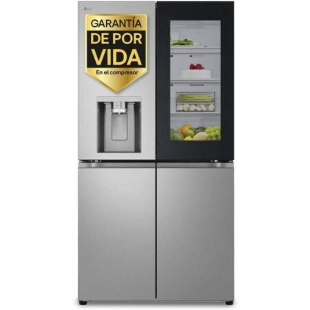 LG Americano 4 Puertas GMF961PY3E InstaView 645L No Frost Clase E ThinQ Inox Antihuellas