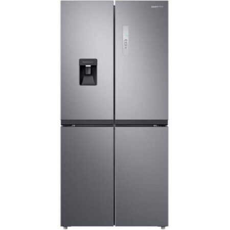 Samsung Americano RF48A401EM9EF 488L 4 Puertas Clase E No Frost Inverter 41dB Dispensador Inox