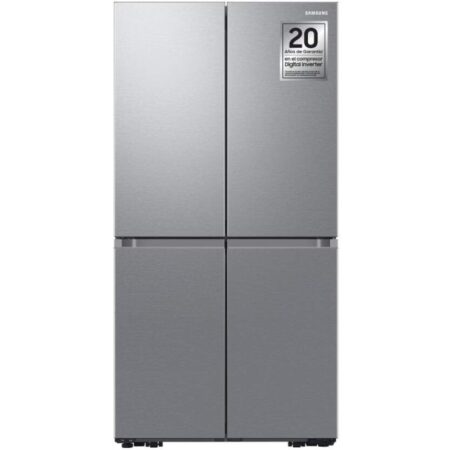 Samsung Americano RF59C70TES9ES 649L 4 Puertas Clase E Triple Cooling No Frost Inverter 36dB Inox WiFi
