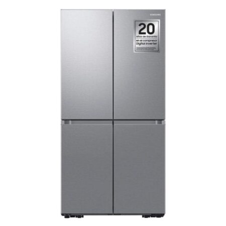 Samsung Americano RF65DG960ESREF 646L 4 Puertas Clase E Triple Cooling Metal Cooling Beverage Centre Toma Agua Inox