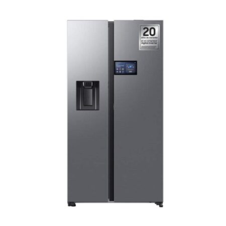 Samsung Americano RS90F64EETEF 621L Clase E No Frost AI Inverter 36dB LCD AI Home Auto Open Door Inox
