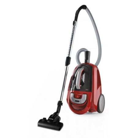 Nilfisk Meteor Luxe Aspirador Trineo Sin Bolsa 800W HEPA 13 Accesorios Mascota Rojo