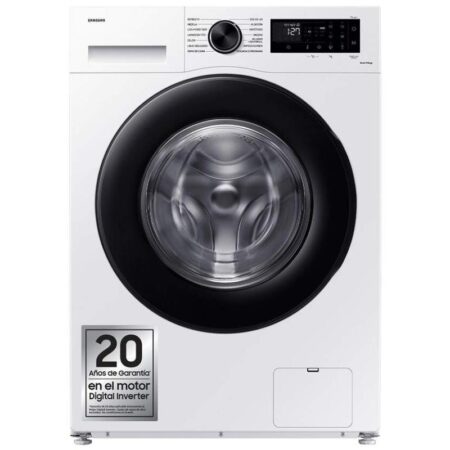 Lavadora Samsung 8kg  1400 rpm  Clase A  EcoBubble  WiFi  Carga Frontal  Blanco