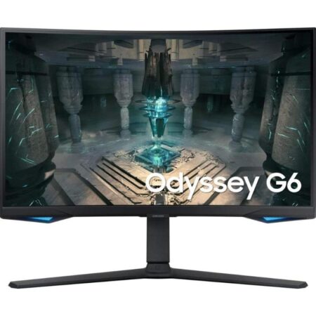 Monitor Samsung Odyssey G6 LS27BG650EUXEN Gaming 27" Curvo 1000R  WQHD 240Hz  1ms  FreeSync Premium  Smart TV Tizen